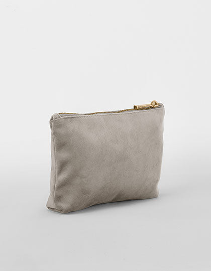 Velvet Accessory Bag in Moonstone, Größe L (33 x 24 cm)
