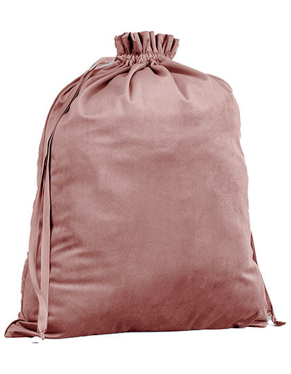 Velvet Gift Bag in Rose Quartz, Größe L (68 x 54 cm)