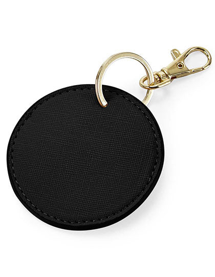 Boutique Circular Key Clip in Black, Größe Ø 7 cm