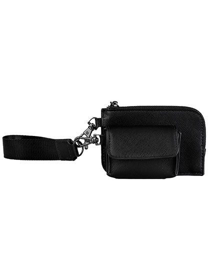 Boutique Pouch Wristlet in Black, Größe One Size
