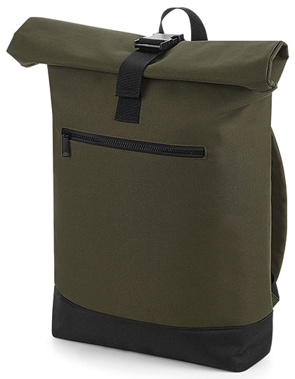 Roll-Top Backpack in Military Green, Größe 32 x 44 x 13 cm
