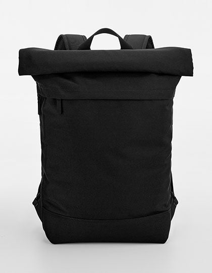 Simplicity Roll-Top Backpack in Black, Größe 50 x 40 x 13 cm