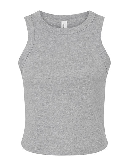 Women´s Micro Rib Racer Tank in Athletic Heather, Größe XXL