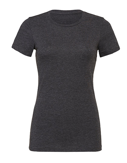 Women´s Slim Fit Tee in Dark Grey Heather, Größe XL