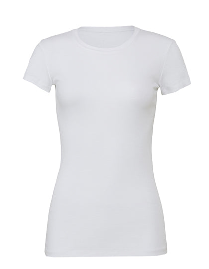 Women´s Slim Fit Tee in White, Größe XL
