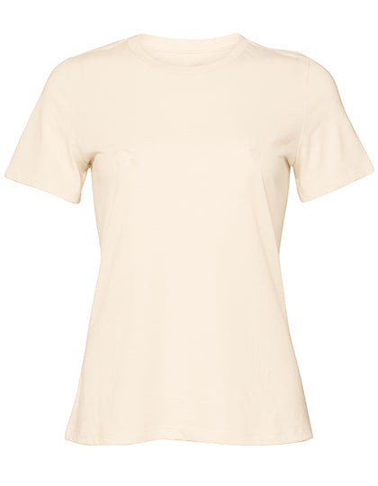 Women´s Relaxed CVC Short Sleeve Tee in Heather Natural, Größe XL