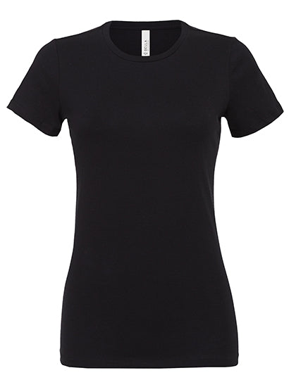 Women´s Relaxed Jersey Short Sleeve Tee in Black, Größe XXL