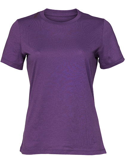 Women´s Relaxed Jersey Short Sleeve Tee in Royal Purple, Größe XL