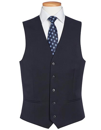 One Collection Mercury Waistcoat in Navy, Größe XL