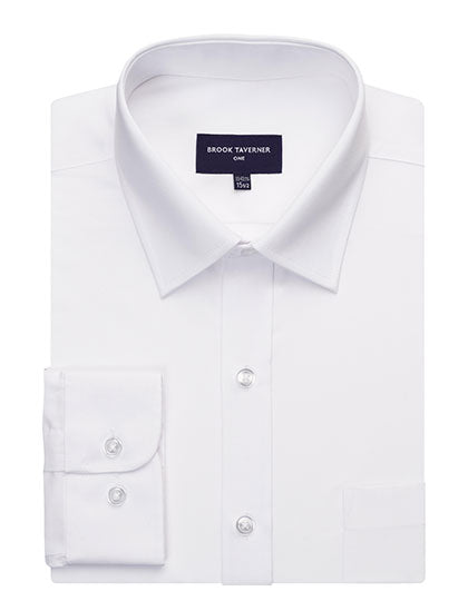 Juno Long Sleeve Shirt in White, Größe 22 (55)