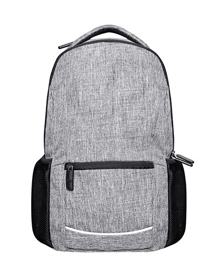 Daypack - Wall Street in Grey Melange, Größe 44 x 31 x 16 cm