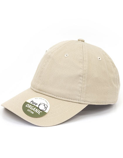 Organic Cotton Cap Unstructured in Sand, Größe One Size