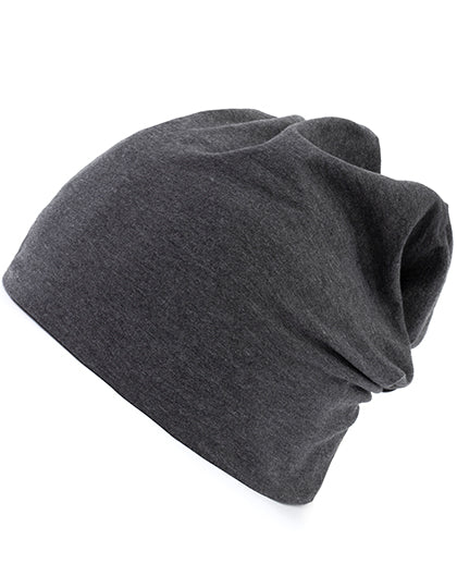Organic Cotton 24/7 Beanie in Heather Anthracite, Größe One Size