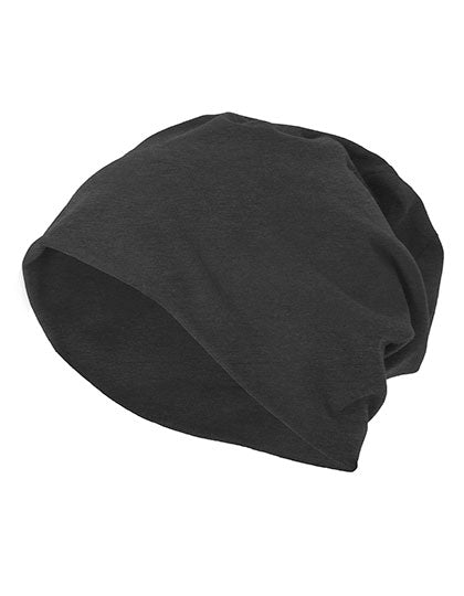 Jersey Beanie in Charcoal (Heather), Größe One Size