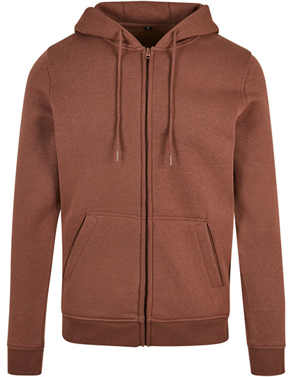 Heavy Zip Hoody in Bark, Größe 5XL
