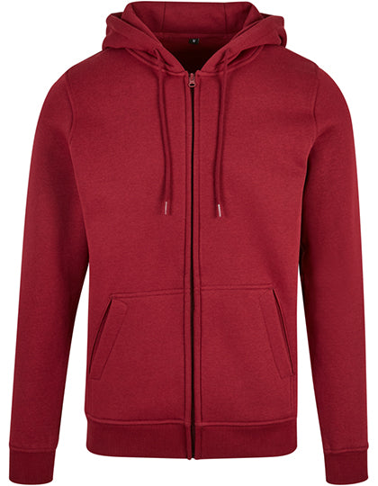 Heavy Zip Hoody in Burgundy, Größe 5XL