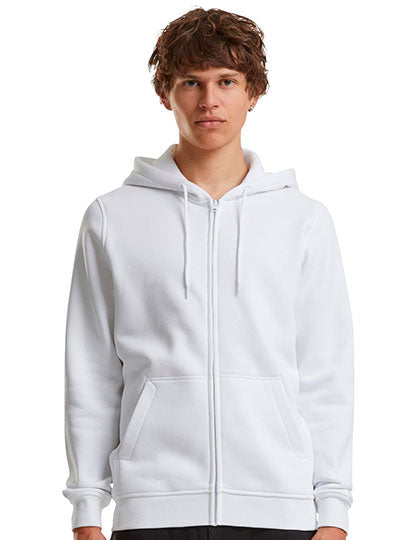Heavy Zip Hoody in White, Größe 5XL