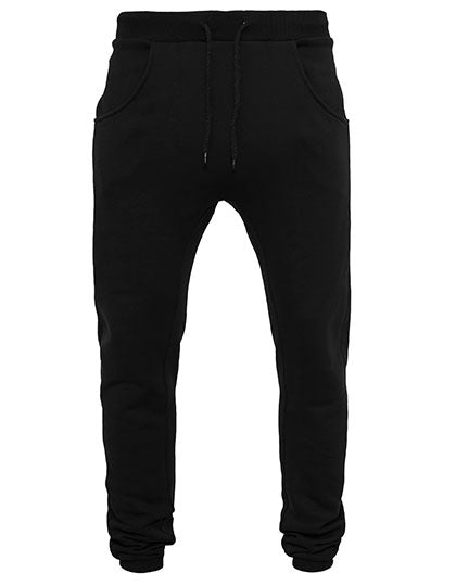 Heavy Deep Crotch Sweatpants in Black, Größe XXL