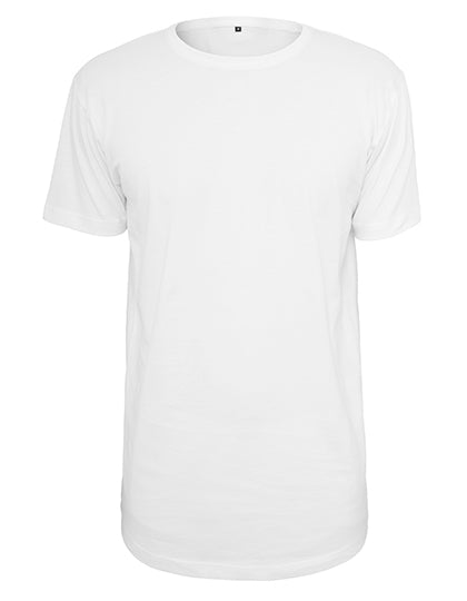 Shaped Long Tee in White, Größe 5XL