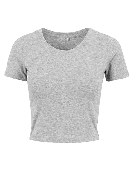 Ladies´ Cropped Tee in Grey, Größe 5XL