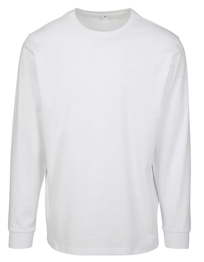 Long Sleeve Tee With Cuffrib in White, Größe XS