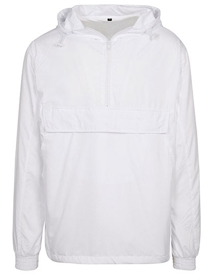 Basic Pull Over Jacket in White, Größe 5XL