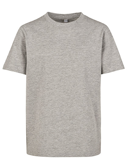 Kids´ Basic Tee in Heather Grey, Größe 158/164