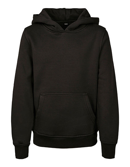Kids´ Basic Hoody in Black, Größe 158/164