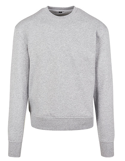 Premium Oversize Crewneck Sweatshirt in Heather Grey, Größe XL