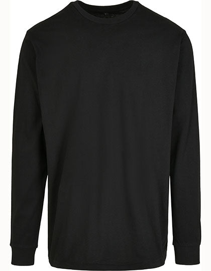 Organic Long Sleeve With Cuffrib in Black, Größe 5XL
