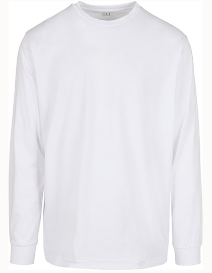 Organic Long Sleeve With Cuffrib in White, Größe 5XL