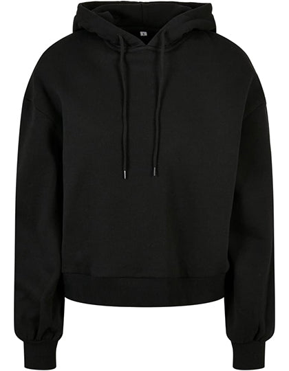 Ladies´ Organic Oversized Hoody in Black, Größe 5XL