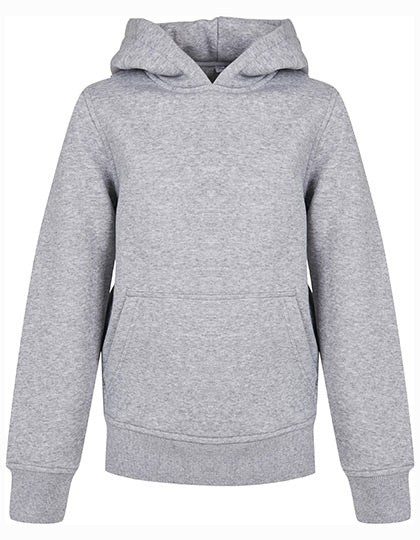 Kids´ Organic Basic Hoody in Heather Grey, Größe 158/164
