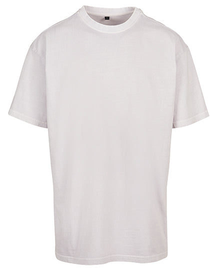 Acid Washed Heavy Oversize Tee in Soft Lilac, Größe 5XL