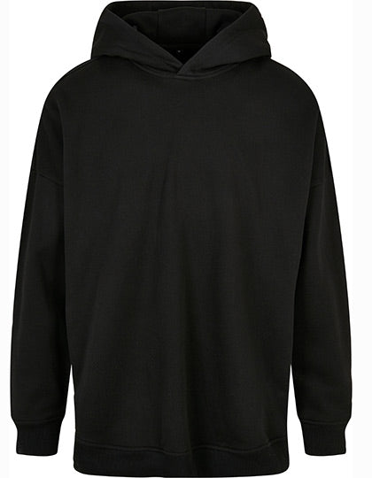 Oversized Cut On Sleeve Hoody in Black, Größe 5XL