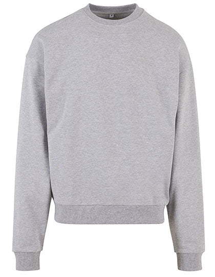 Ultra Heavy Cotton Crewneck in Heather Grey, Größe 5XL