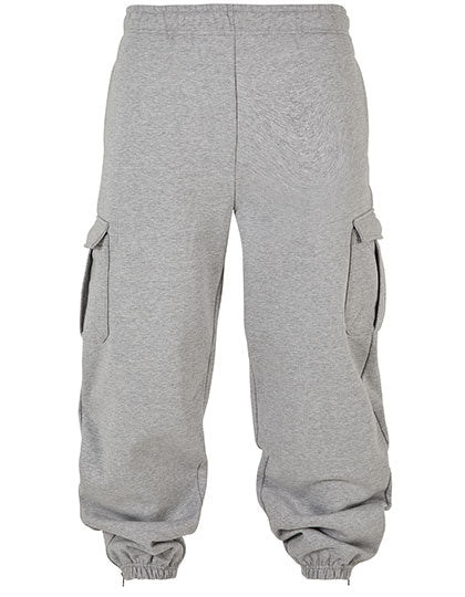 90's Cargo Sweatpants in Heather Grey, Größe 5XL