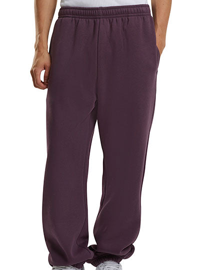 Fluffy Sweatpants in Plum Purple, Größe 5XL