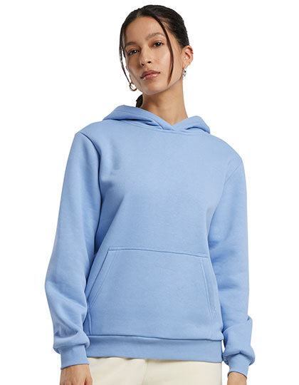Ladies Fluffy Hoody in Powder Blue, Größe 5XL