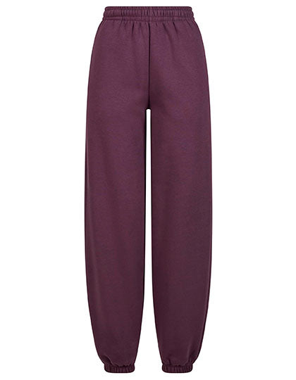 Ladies Fluffy Sweatpants in Plum Purple, Größe 5XL