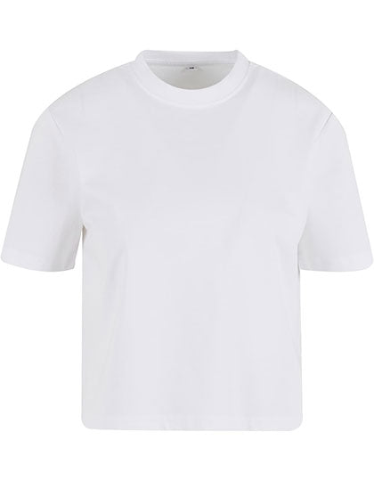 Sorona® Ladies Regular Boxy Tee in White, Größe 5XL