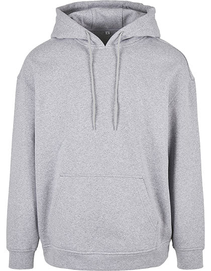 Basic Oversize Hoody in Heather Grey, Größe XS