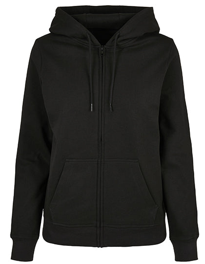 Ladies Basic Zip Hoody in Black, Größe 5XL