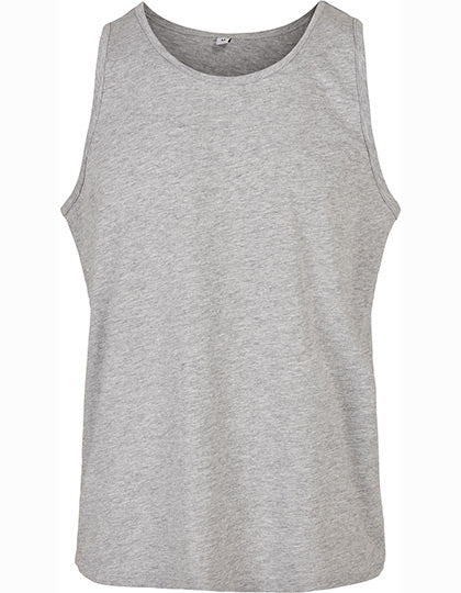 Basic Tank in Heather Grey, Größe 5XL