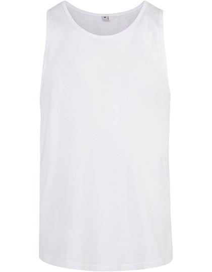Basic Tank in White, Größe 5XL