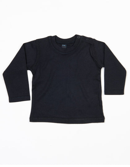 Baby Long Sleeve T in Black, Größe 18-24 months