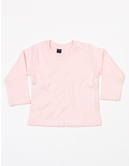 Baby Long Sleeve T in Powder Pink, Größe 18-24 months