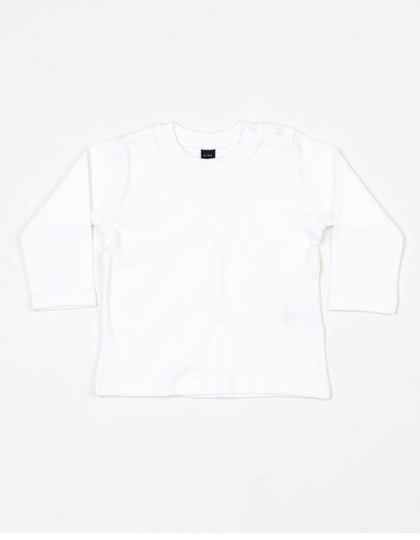 Baby Long Sleeve T in White, Größe 18-24 months