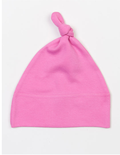 Baby One Knot Hat in Bubble Gum Pink, Größe One Size