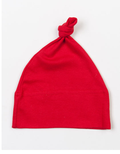 Baby One Knot Hat in Red, Größe One Size